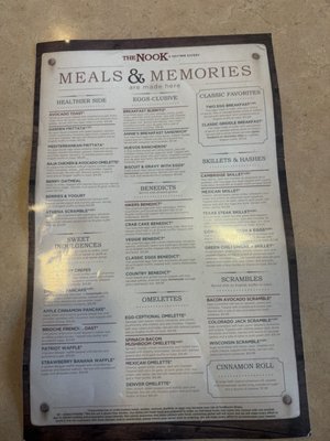 Menu photo 2 The Nook A Daytime Eatery Gilbert, AZ Menu photo 2 The Nook A Daytime Eatery Gilbert, AZ
