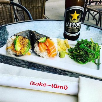 Sake-Tumi - a plate of sushi and a bottle of beer - Sushi Bars Near Me - Binghamton, New York Sake-Tumi - a plate of sushi and a bottle of beer - Sushi Bars Near Me - Binghamton, New York