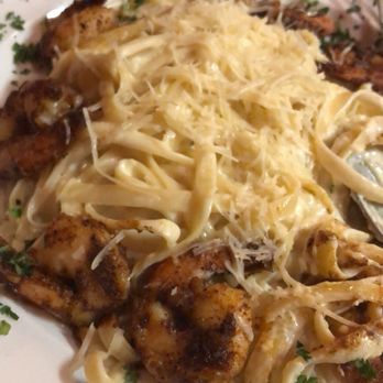 Parkway Bistro - Alfredo with blackened shrimp - American Near Me - Longs, South Carolina