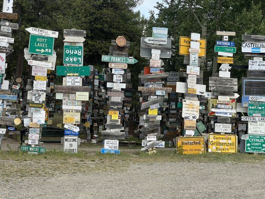 Sign Post Forest by null
