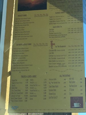 Menu photo 3 T&S ExpressO Awakening La Pine, OR