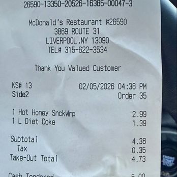 McDonald's - Burgers Near Me - Liverpool, New York McDonald's - Burgers Near Me - Liverpool, New York