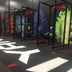 Saiyan Strength Gym - 3 of the 5 awesome squat racks totally unoccupied.