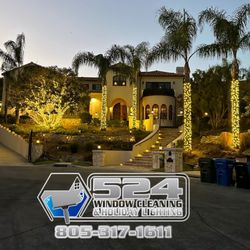 524 Window Cleaning & Holiday Lighting