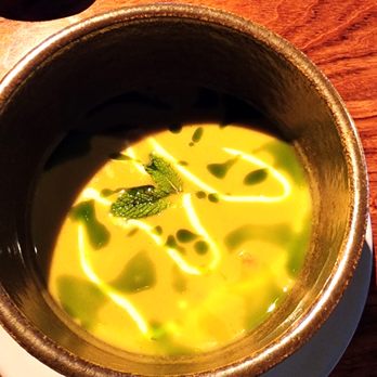 Sierra Mar - Coconut Curry Soup - New American Near Me - Big Sur, California Sierra Mar - Coconut Curry Soup - New American Near Me - Big Sur, California