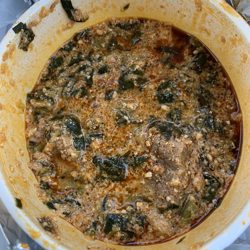 Veronica's Kitchen - Beef Egusi - African Near Me - Inglewood, California