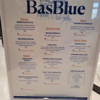 BasBlue Cafe - Menu - Cafes Near Me - Detroit, Michigan BasBlue Cafe - Menu - Cafes Near Me - Detroit, Michigan