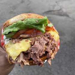 Hawkins House of Burgers - Colossal Burger with Egg