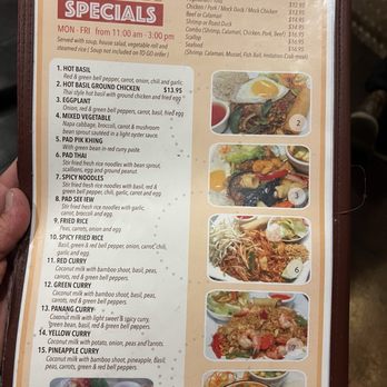 Thai Taste 2 - Menu - Thai Near Me - Bonita, California
