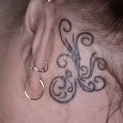 American Inkwell - Behind the ear artwork