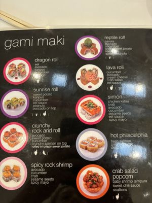 Menu photo 8 sushigami Sunrise, FL Menu photo 8 sushigami Sunrise, FL