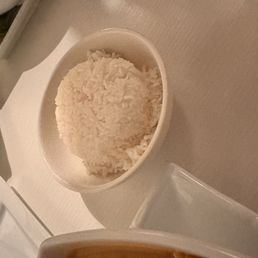 White rice side White rice side