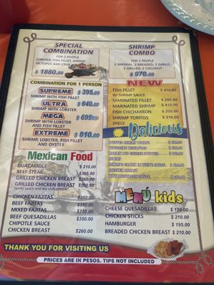 Menu photo 4 Mariscos Mazatlán Cabo San Lucas, BCS