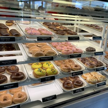 Krispy Kreme - Specialty Donuts Display Case - Donuts Near Me - Gardena, California