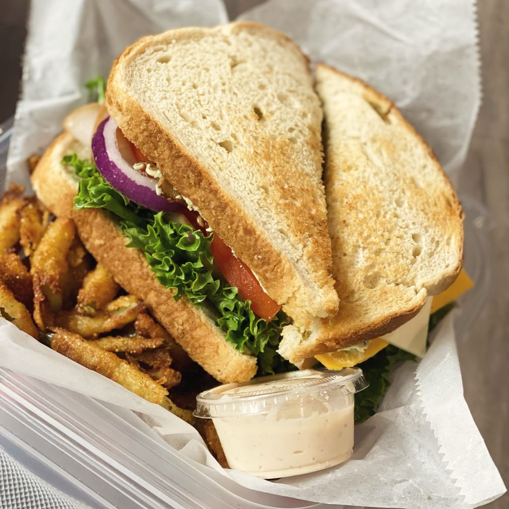Food from Brews at the Square
