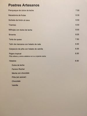 Menu photo 1 De Maria Majadahonda, M Menu photo 1 De Maria Majadahonda, M