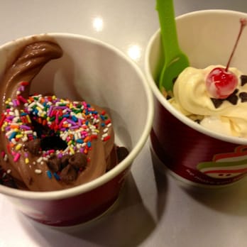 Menchie's Frozen Yogurt - Chocolate & cakebatter I dunno, the chocolate reminds me of something on the ground at the dog park - Ice Cream & Frozen Yogurt Near Me - Seattle, Washington Menchie's Frozen Yogurt - Chocolate & cakebatter I dunno, the chocolate reminds me of something on the ground at the dog park - Ice Cream & Frozen Yogurt Near Me - Seattle, Washington