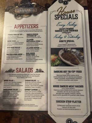 Menu photo 2 Workman's Bar & Smokehouse Roseburg, OR Menu photo 2 Workman's Bar & Smokehouse Roseburg, OR