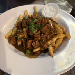 Gumbo cheese fries Gumbo cheese fries
