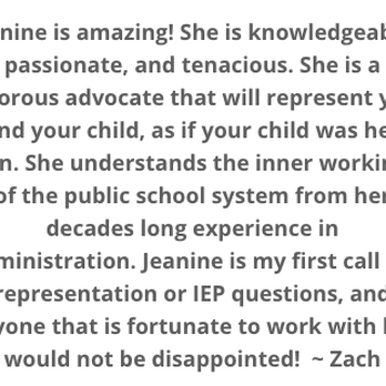 The Collaborative Educational Advocates - Client Testimony. - Special Education Near Me