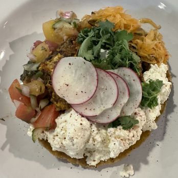 Sugar 2 Salt - Chorizo Tostada - Breakfast & Brunch Near Me - Traverse City, Michigan Sugar 2 Salt - Chorizo Tostada - Breakfast & Brunch Near Me - Traverse City, Michigan