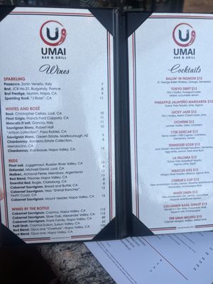 Menu photo 1 Umai Bar & Grill Elk Grove, CA