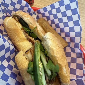 Mr Banh Mi - Grilled Sate Pork Belly - Sandwiches Near Me - Frisco, Texas Mr Banh Mi - Grilled Sate Pork Belly - Sandwiches Near Me - Frisco, Texas