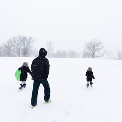 Belmont Plateau - Best place to sled! We usually have the place to ourselves!
