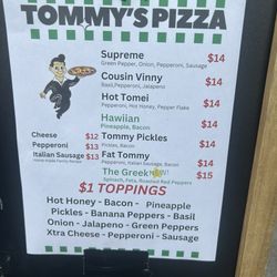 Tommy’s Pizza