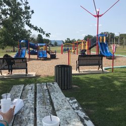 Tipton park - One of several play areas.