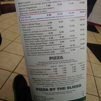 Ginos Pizza - a menu for a special delights - Pizza Near Me - Wilmington, Delaware Ginos Pizza - a menu for a special delights - Pizza Near Me - Wilmington, Delaware