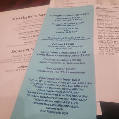 Menu photo 1 Toledo Funny Bone Perrysburg, OH Menu photo 1 Toledo Funny Bone Perrysburg, OH