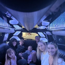 Top Limousine Service - Our family in the limo.