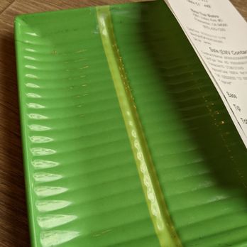 New Thai Bistro - Receipt tray, ribbed for my annoyance. - Thai Near Me - Pleasanton, California New Thai Bistro - Receipt tray, ribbed for my annoyance. - Thai Near Me - Pleasanton, California
