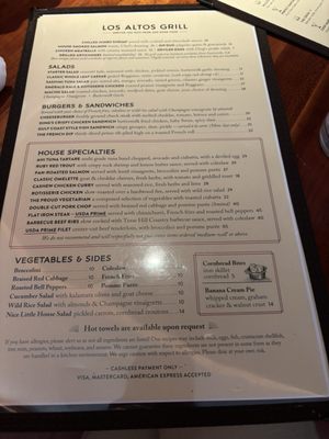 Menu photo 1 Los Altos Grill Los Altos, CA Menu photo 1 Los Altos Grill Los Altos, CA