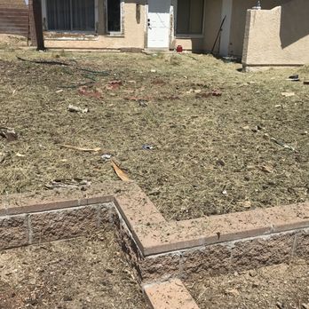 Nice Garden Landscape - Yard before landscaping but after weeds pulling and after tree removal. - Landscaping Near Me - Las Vegas, Nevada Nice Garden Landscape - Yard before landscaping but after weeds pulling and after tree removal. - Landscaping Near Me - Las Vegas, Nevada
