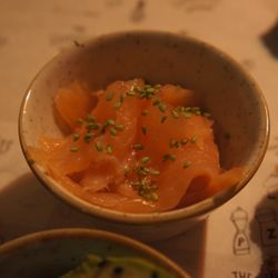 The Happiness Cafe - Closeup of smoked salmon