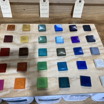 Urbn Timber - Epoxy resin color choices - Furniture Stores Near Me - Columbus, Ohio