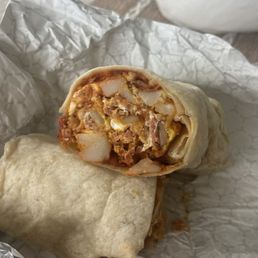 Bacon Burrito! So good!! Bacon Burrito! So good!!