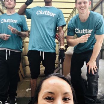 Clutter Moving & Storage - Orange County - Taken 4 hours after hard labor just look at their energy. #vibes - Self Storage Near Me