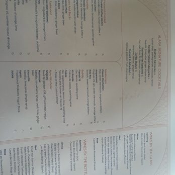Alara - Cocktail menu - Mediterranean Near Me - Washington, DC, District of Columbia