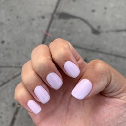 Dip powder manicure