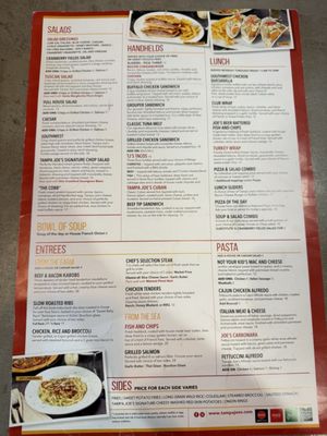Menu photo 1 Tampa Joe's Tampa, FL