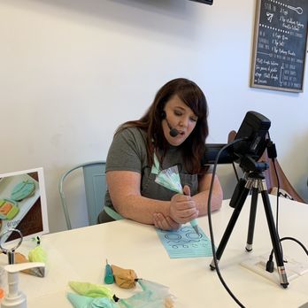 Grunderfully Delicious - Kristen doing her demonstration - Cooking Classes Near Me - Anaheim, California Grunderfully Delicious - Kristen doing her demonstration - Cooking Classes Near Me - Anaheim, California