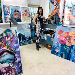 Monique Sarkessian Fine Art Gallery and Studio - Open by appointment-Come visit a working artist's studio. We feature oil, mixed media, encaustic wax paintings, and raku ceramic sculpture.