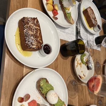 Sixty Vines - Avocado toast and French toast cake - New American Near Me - Boca Raton, Florida Sixty Vines - Avocado toast and French toast cake - New American Near Me - Boca Raton, Florida