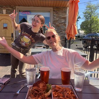 Stuckos Pub Grill - On Stucko's patio for fun, sun, beers and food!! - Pubs Near Me - Marquette, Michigan