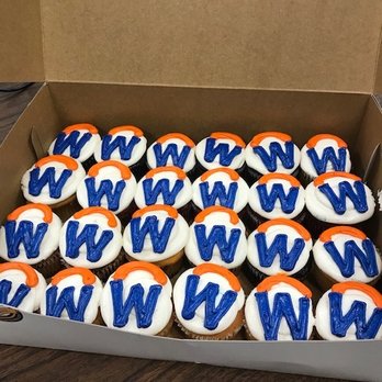 Ashley's Pastry Shop - Custom corporate logo cupcakes from Ashley's - Bakeries Near Me - Oakwood, Ohio