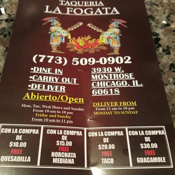 Taqueria La Fogata - Mexican Near Me - Chicago, Illinois Taqueria La Fogata - Mexican Near Me - Chicago, Illinois
