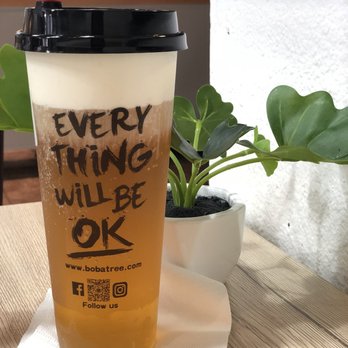 Boba Tree - Jasmine cheese tea #everythingwillbeok - Coffee & Tea Near Me - Mesa, Arizona Boba Tree - Jasmine cheese tea #everythingwillbeok - Coffee & Tea Near Me - Mesa, Arizona